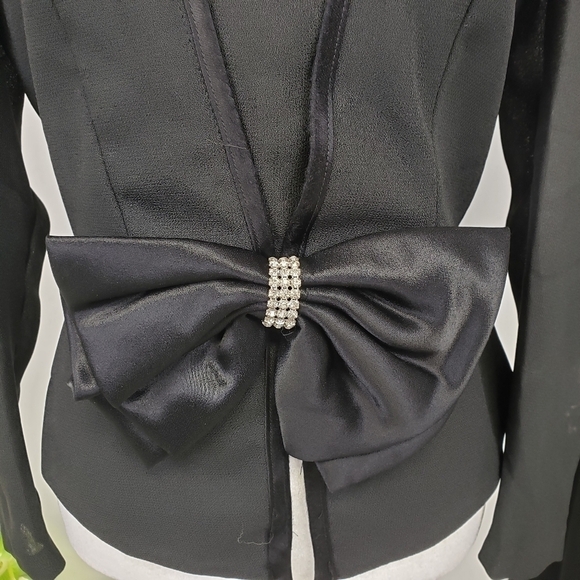 VINTAGE Formal Dress/Skirt Suit EUC Blk 5/6-8 - Picture 5 of 16